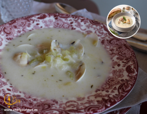 Clam Chowder Cremoso: La Sopa de Almejas Americana - www.chefgourmet.es